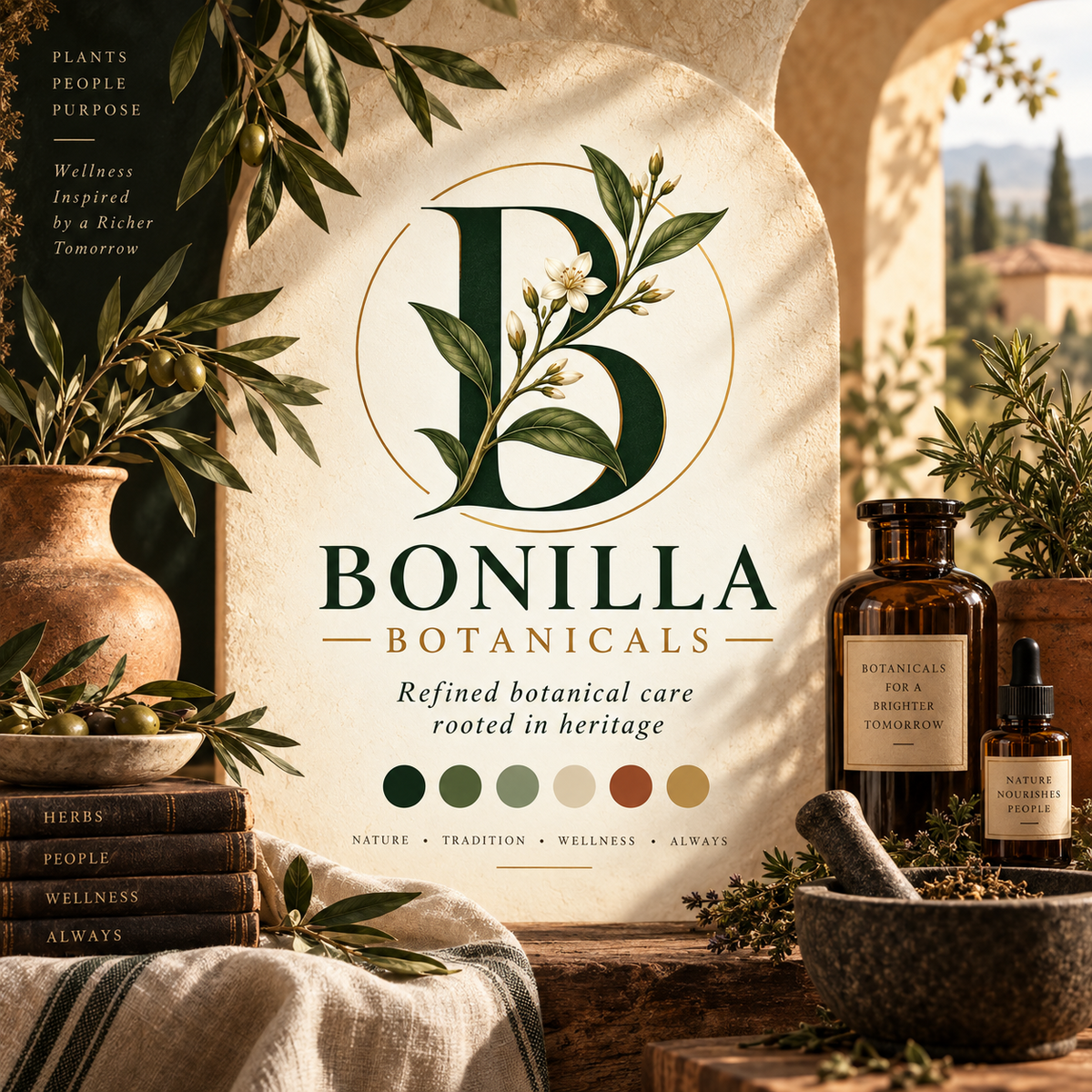 Bonilla Botanicals heritage botanical luxury brand inspiration
