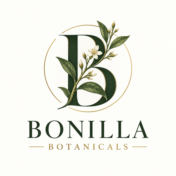 Bonilla Botanicals botanical B logo